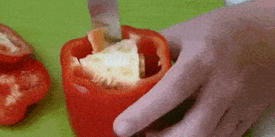 πώς να καθαρίσετε το πιπέρι: μια μέθοδος μαγειρεύει 2