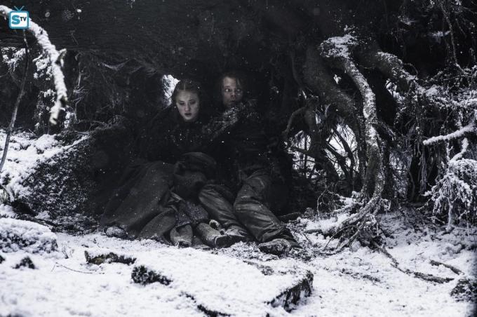 Theon και Sansa απόδραση από την καταδίωξη
