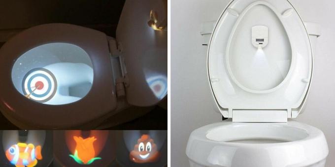 ασυνήθιστα gadgets: φώτα τουαλέτας