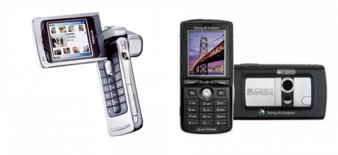 Nokia N90 και Sony Ericsson k750i