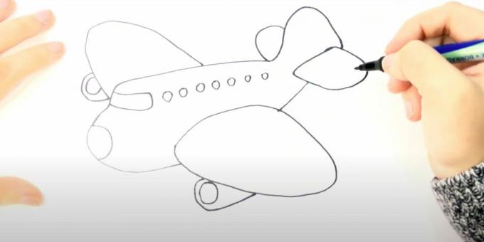 Τρόπος σχεδίασης αεροπλάνου: σχεδίαση αεροπλάνου με μαρκαδόρο