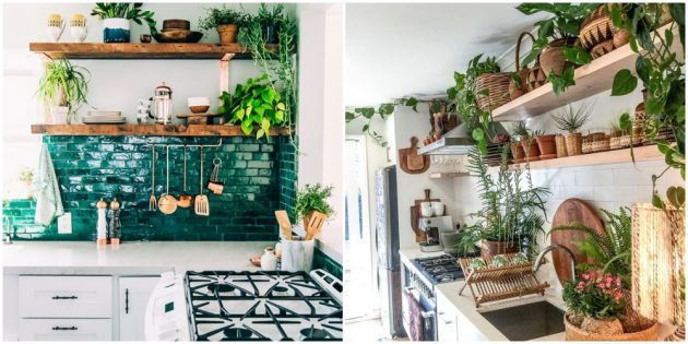 Το εσωτερικό της κουζίνας: Οικολογική δωμάτιο