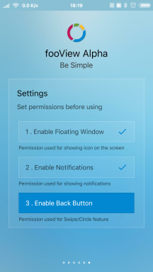 FooView - μια νέα εφαρμογή για τη λειτουργία «ένα κουμπί» στο Android