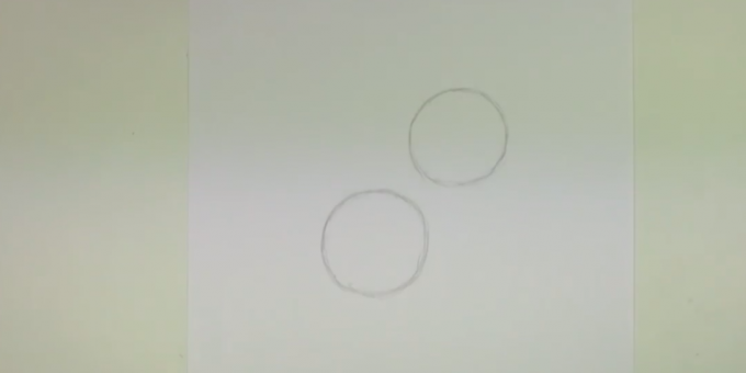 Σχεδιάστε δύο κύκλους 