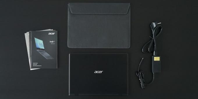 Acer Swift 7: Επιλογές