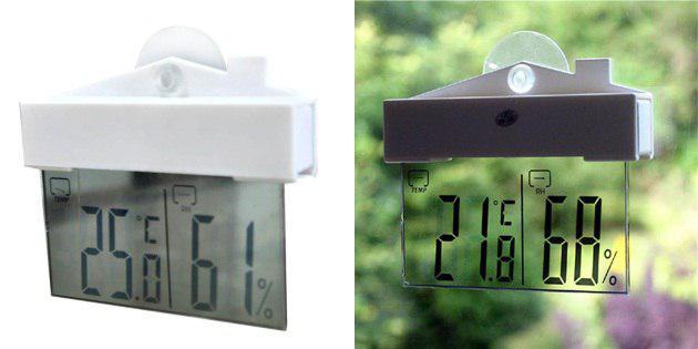 Θερμόμετρο με οθόνη