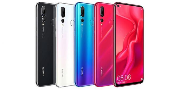Huawei Nova 4: επιλογές σχεδιασμού