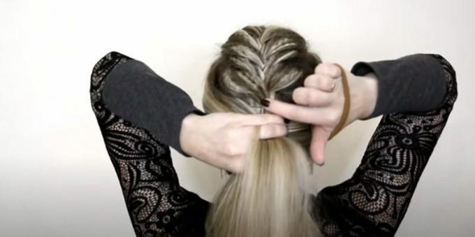 Γυναικεία στρογγυλά χτενίσματα προσώπου: δέστε τα μαλλιά σας σε μια υψηλή αλογοουρά