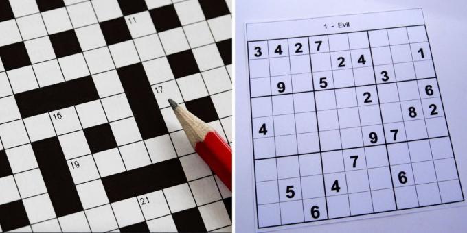 Σταυρόλεξο παζλ και Sudoku