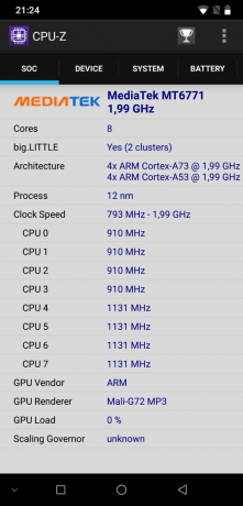 UMIDIGI Ζ2 Pro: CPU-Z