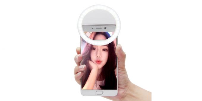 LED selfie δακτύλιο