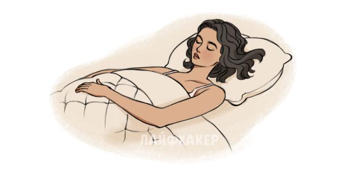 στάση του σώματος στον ύπνο