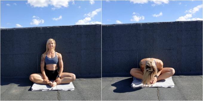 Απλές ασκήσεις γιόγκα: Bound Angle Pose