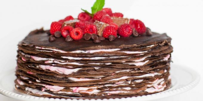 Συνταγές: Τηγανίτες κέικ με κακάο και μούρα