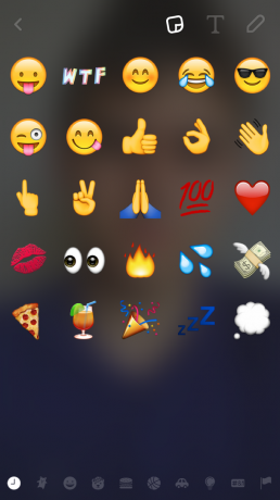 Η προσθήκη Emoji στο Snapchat