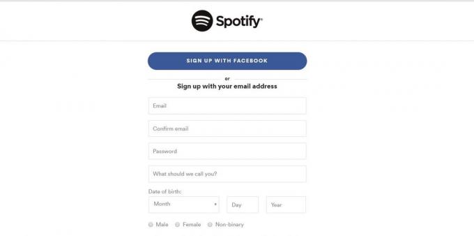 Πώς να εγγραφείτε για Spotify μέσω Facebook