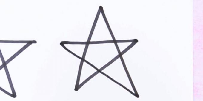 Πώς να σχεδιάσετε ένα αστέρι χωρίς να βγάζετε τα χέρια σας από το χαρτί