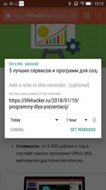 Remindee - Android-υπενθύμιση για όσους μισούν για να ορίσετε υπενθυμίσεις