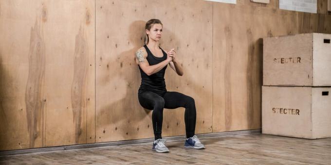 Απλούστερη άσκηση: Squat Wall