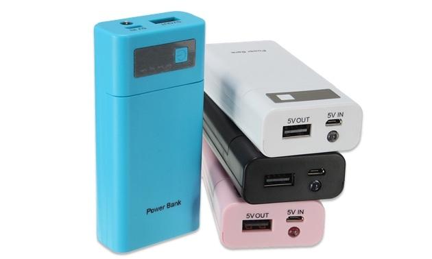 Μόδα-Universal-Πολύχρωμο-φορητό-5V-1A-USB-DIY-Power-Bank-2X-18650-μπαταρία-φορτιστής-Case-Kit