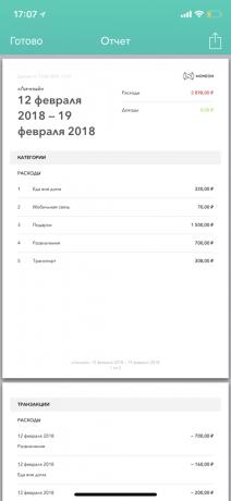 Moneon για iOS: έκθεση