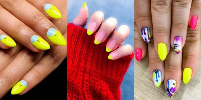 Fashion Nails 2019: νέον κίτρινο