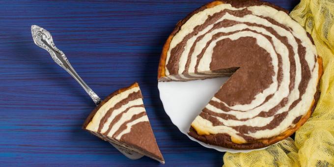 Πώς να φτιάξετε Zebra Curd Pie