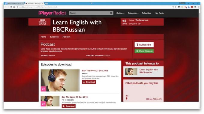 Podcasts για να μάθουν αγγλικά: Μάθετε Αγγλικά με BBCRussian