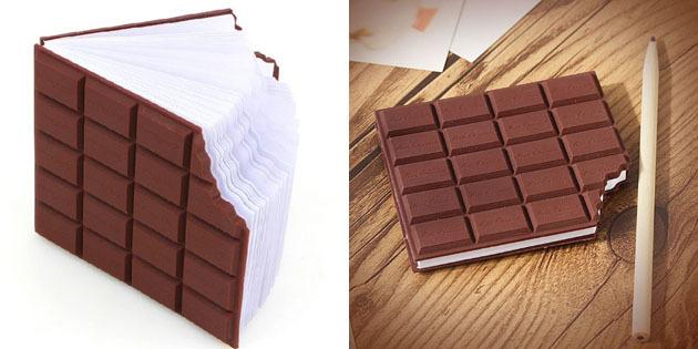 Notebook με τη μορφή Bitten σοκολάτας