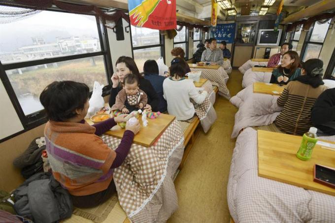 Τρένο με kotatsu