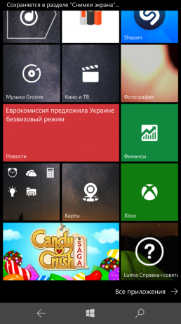 Lumia 950 τρέχει XL σε Windows Mobile 10