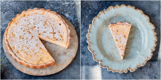 Λεμόνι πίτα με ανθότυρο από τον Jamie Oliver