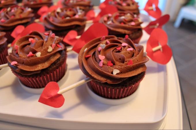 Δώρα για την Ημέρα του Αγίου Βαλεντίνου: cupcakes