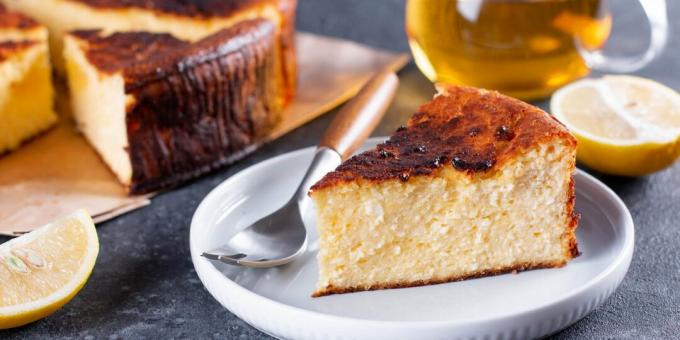 Αυτό το βασκικό cheesecake