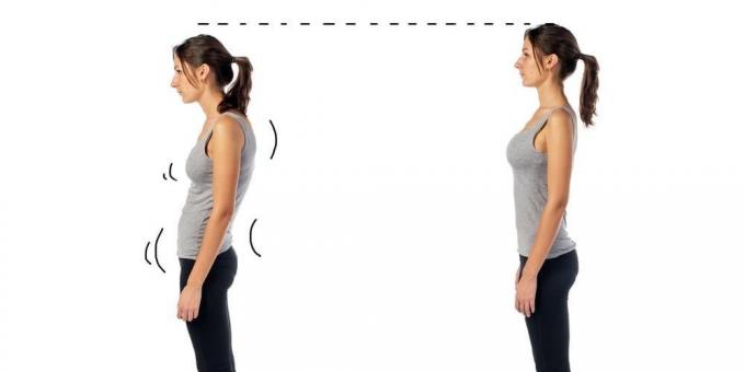 Πώς να αφαιρέσει το λίπος της κοιλιάς χωρίς να κάνει δίαιτα και γυμναστική: Ισιώστε