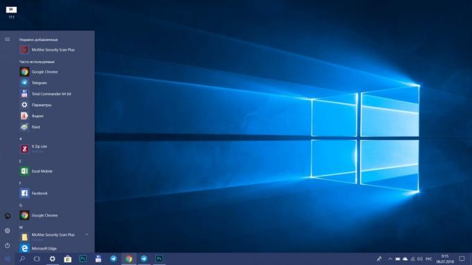 Πώς να επιταχύνει τα Windows 10. Ξεφορτώσουν το μενού «Έναρξη»