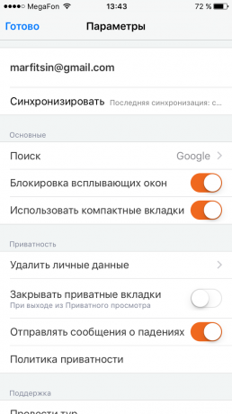 Firefox για iOS