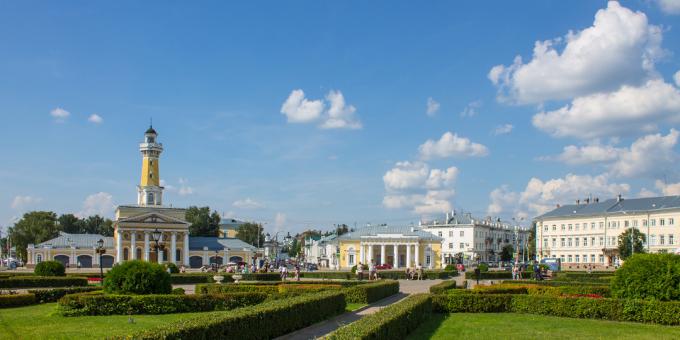 Αξιοθέατα του Κοστρώματος: Πλατεία Susaninskaya