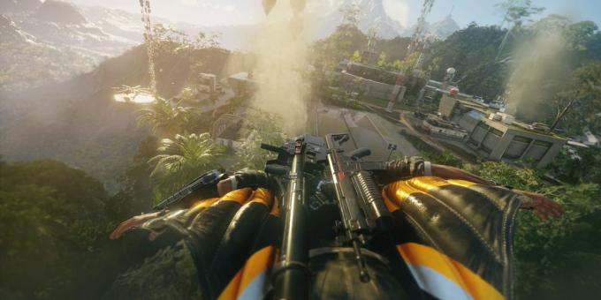 Περιγράφει Just Cause 4: αεροπορικά εισιτήρια προς wingsuit