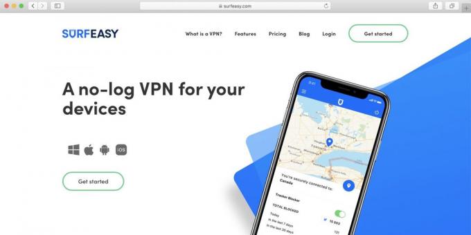 Best Free VPN για PC, Android, iPhone - SurfEasy