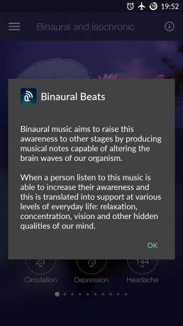 Ατμόσφαιρα: binaural περιγραφή μουσική