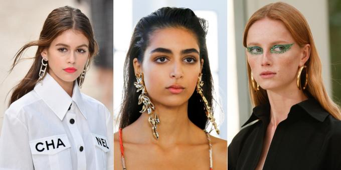 Αξεσουάρ μόδας 2019: μαζική σκουλαρίκια
