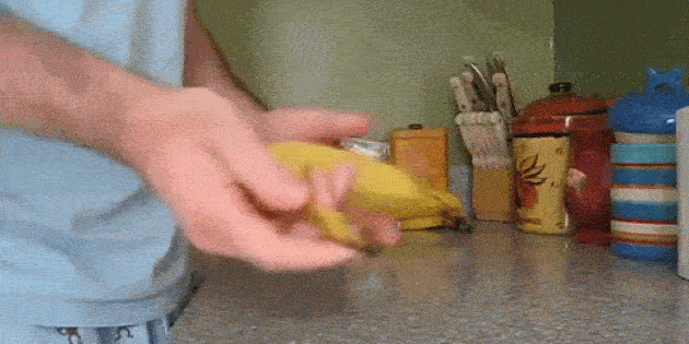 πώς να ανοίξετε μια μπανάνα
