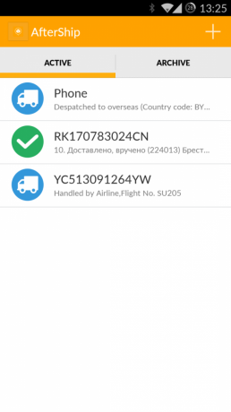 Παρακολούθηση των ταχυδρομικών αντικειμένων με AfterShip για το Android