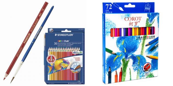 τι πρέπει να δώσει μια κόρη, στις 8 Μαρτίου: Σετ από χρωματιστά μολύβια