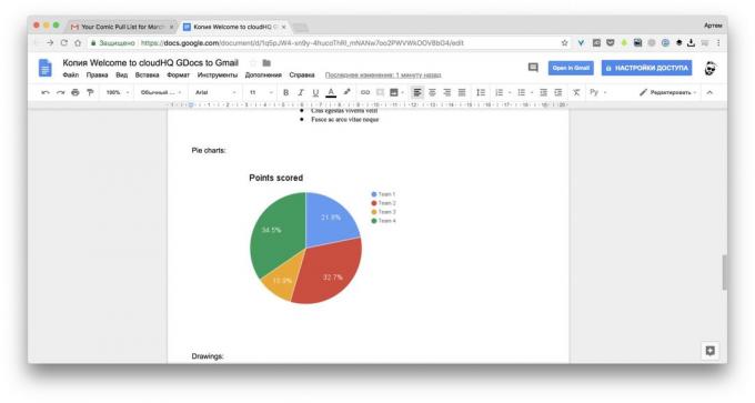 Μετατρέψτε το Google Docs για σχέδια Gmail ™