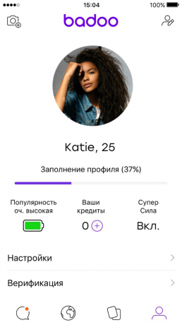 Badoo: πλήρωση προφίλ