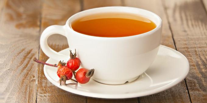 Τσάι με αγριοτριανταφυλλιάς και cranberry