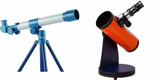 Δώρα για ένα αγόρι για 5 χρόνια για γενέθλια: τηλεσκόπιο