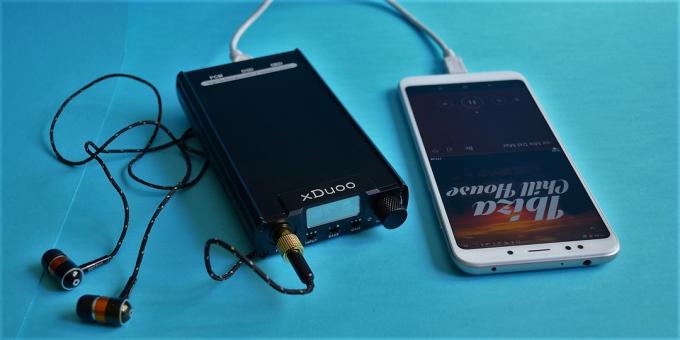 xDuoo XD-05: σύνδεση με το smartphone σας
